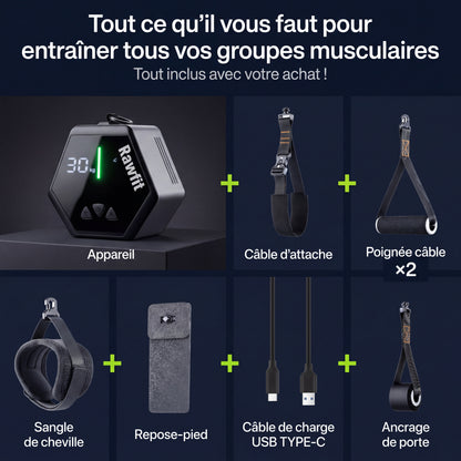 RawFit Pro Poulie électrique portative